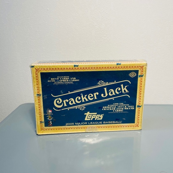 TOPPS 2005 Unopened Cracker Jack Box Baseball Cards - Picture 1 of 6